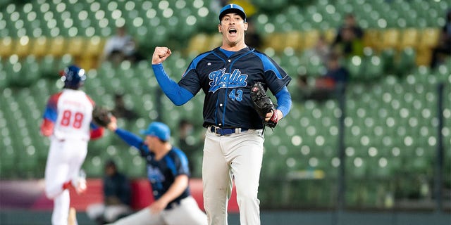 Matt Harvey pitches in the World Baseball Classic