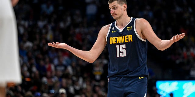 Nikola Jokic plays the Suns in the playoffs