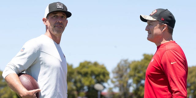 Kyle Shanahan and John Lynch talk