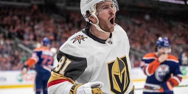 Jonathan Marchessault celebrates