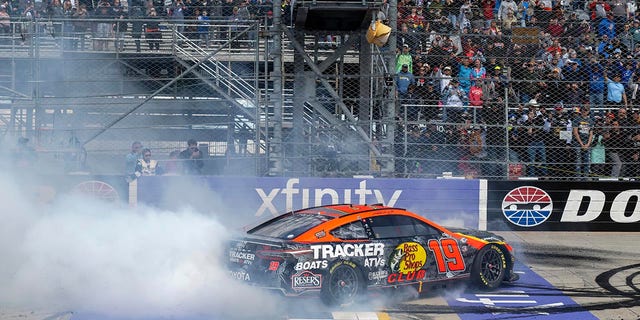 Martin Truex Jr burns out