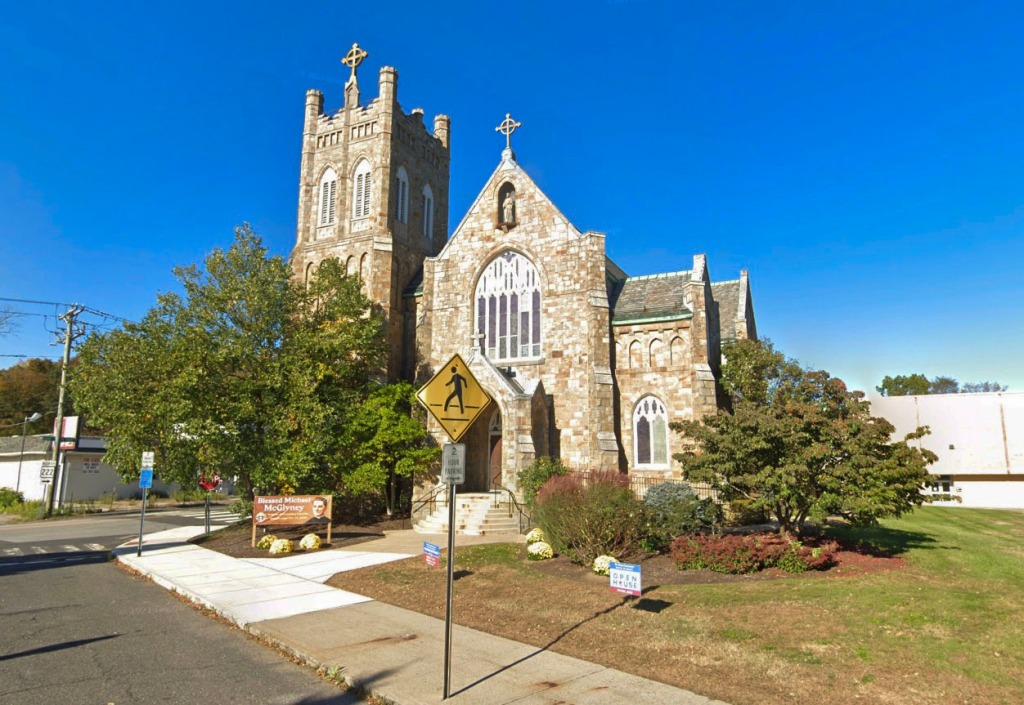 St. Thomas Catholic Church in Thomaston, Connecticut. 