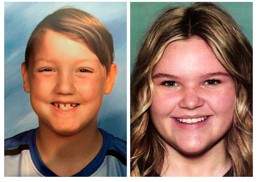 JJ Vallow, 7, and Tylee Ryan, 16, in past school photos. 