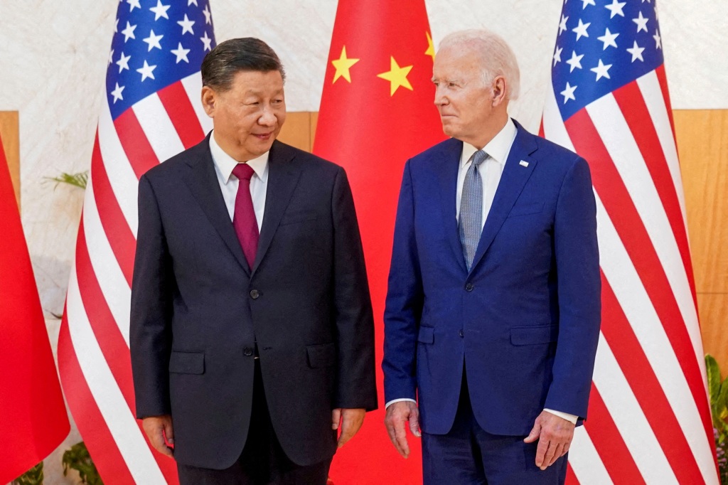 President Joe Biden meets with Chinese President Xi Jinping on the sidelines of the G20 leaders' summit