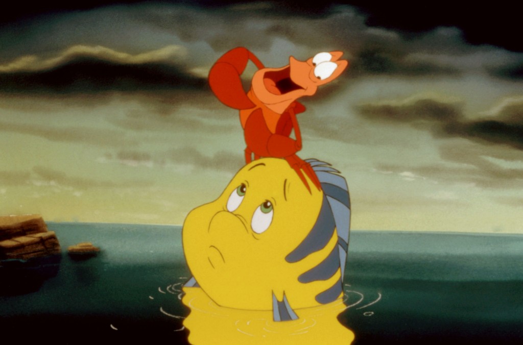 THE LITTLE MERMAID, Sebastian, Flounder, 1989, (c)Walt Disney Pictures/courtesy Everett Collection