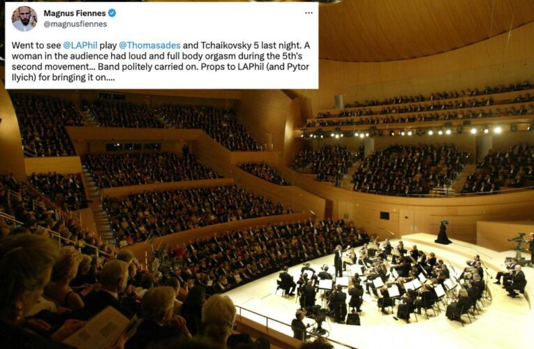 Woman has ‘full body orgasm’ during LA Philharmonic concert