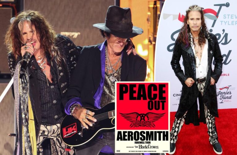 Aerosmith announces farewell tour amid Steven Tyler sexual assault allegations