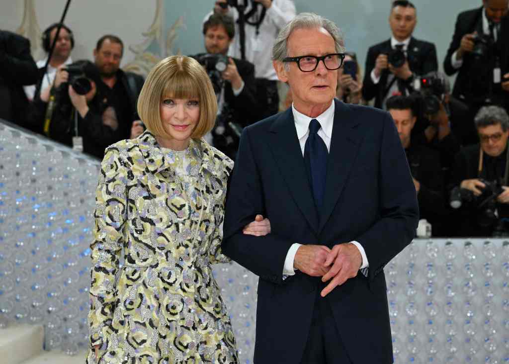 The Vogue titan, 73, arrived at the fashion gala arm-in-arm with the "Love Actually" actor, also 73, following months of dating speculation.