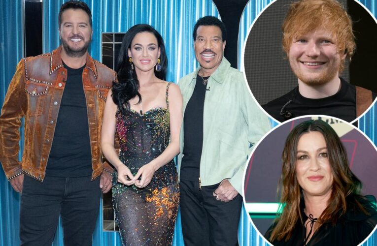 Ed Sheeran, Alanis Morissette sub on ‘American Idol’ for Katy Perry, Lionel Richie