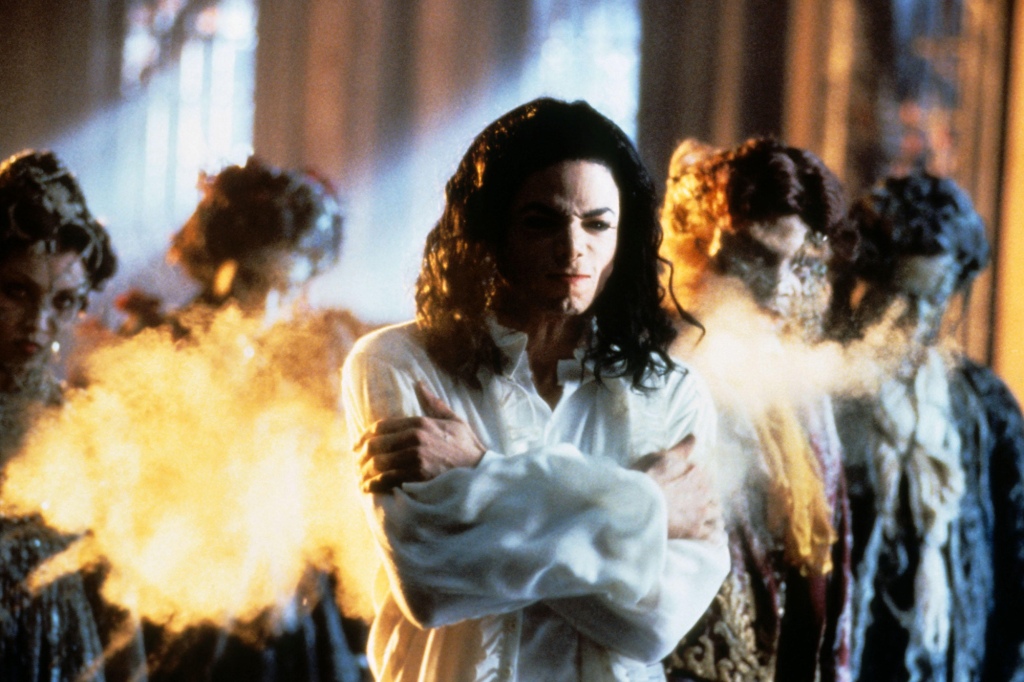 Michael Jackson in his "Ghosts" short film.