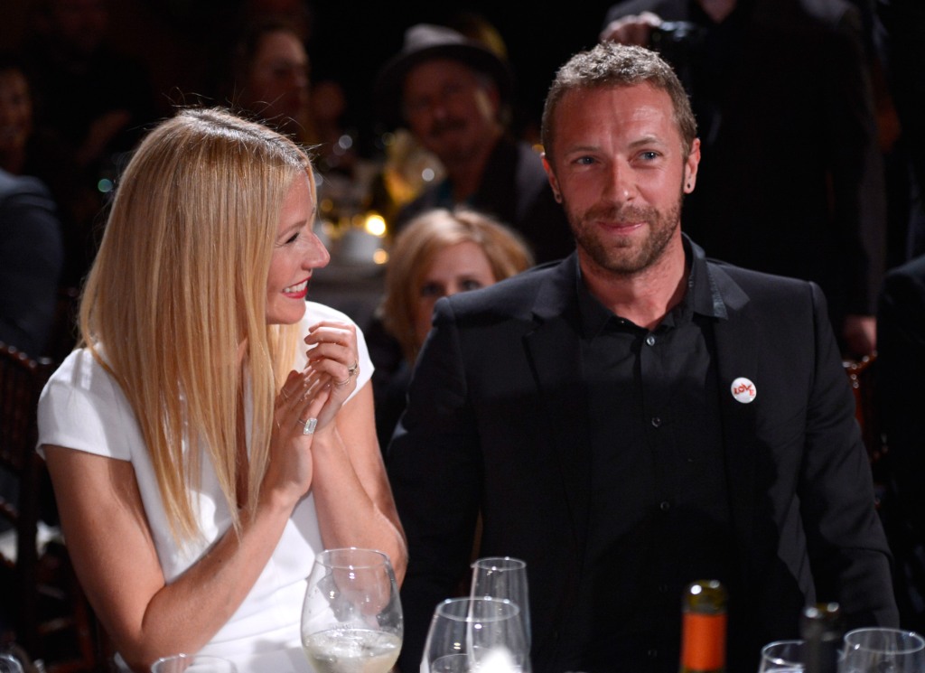 Paltrow said that she would remarry Chris Martin (right) saying that she would "do it all again" because "he gave me my two children, who are the loves of my life."