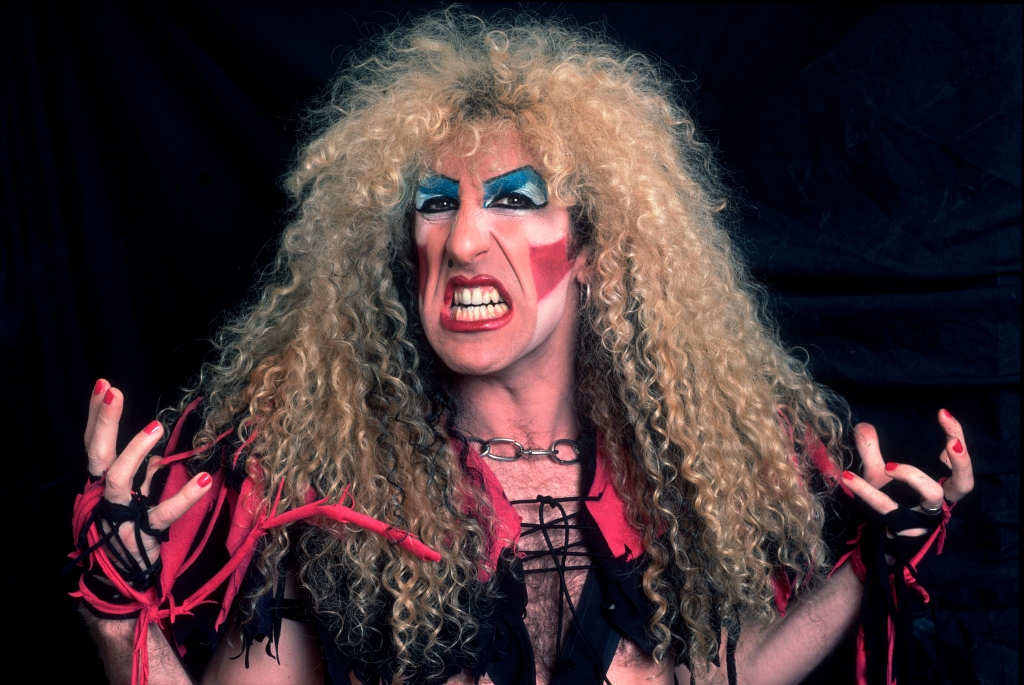 Dee Snider in his full 1980s make up and crazy curley hair.