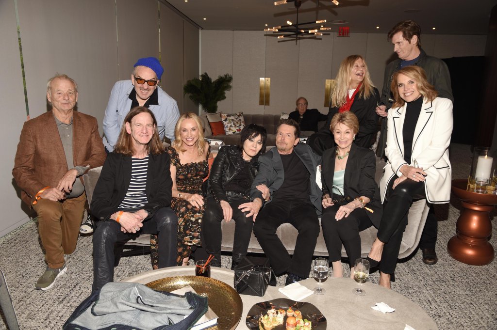 In good company: Ryan was far from the only A-lister at the event, with Bill Murray, Elvis Costello, Joan Jett, Jane Pauley and Katie Couric also in attendance. 