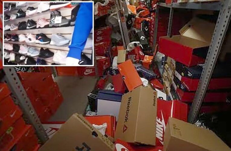 Shoe thieves steal 200 sneakers — but all for right foot