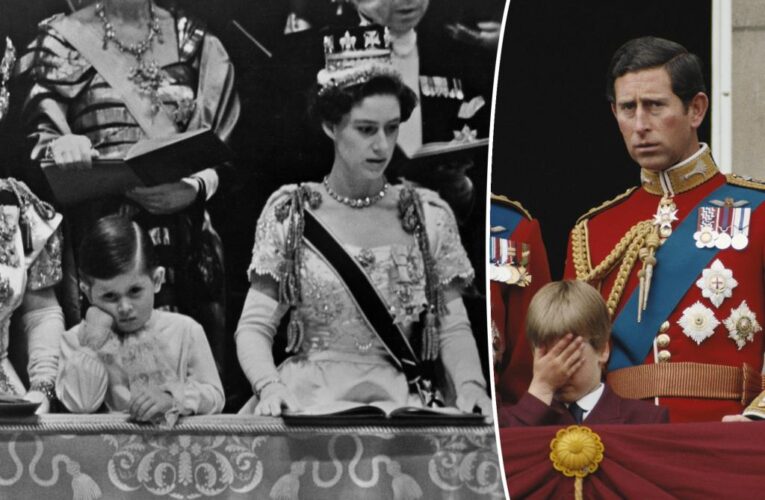 Prince Charles is bored at Queen Elizabeth’s 1953 coronation