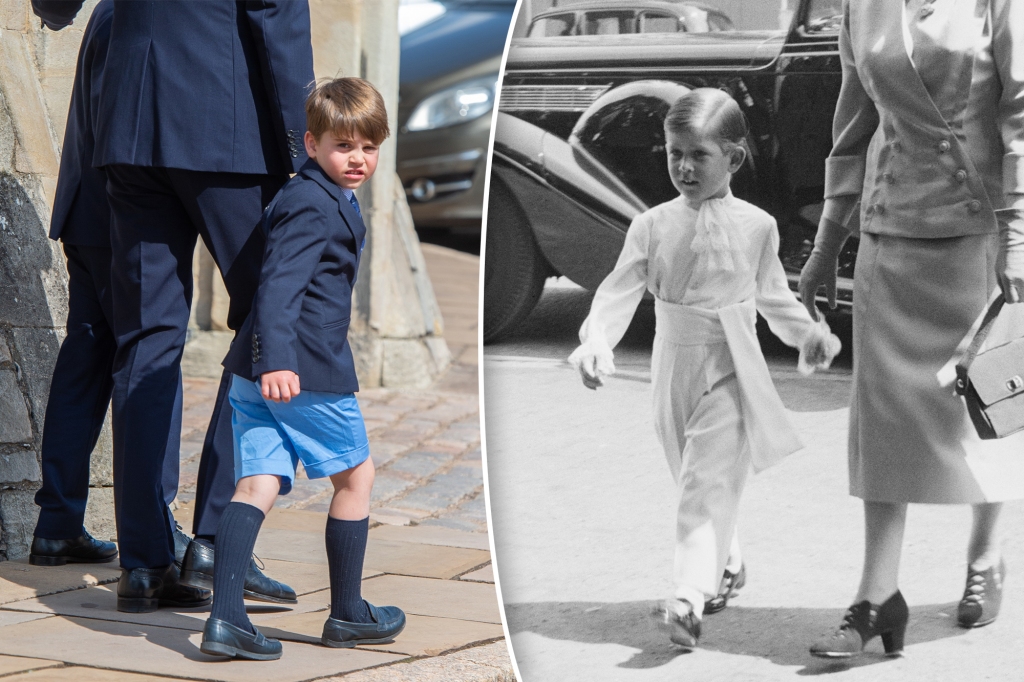 He looked similar to Prince Louis when he was younger, too. 