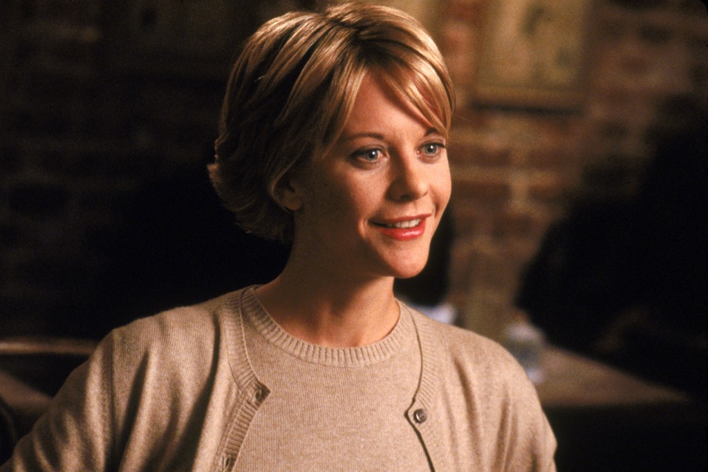 Ryan is seen in her 1998 rom-com "You've Got Mail."