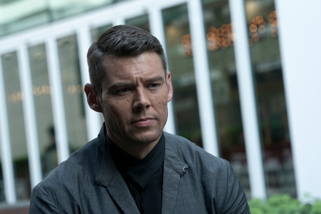 Brian J. Smith looking serious. 