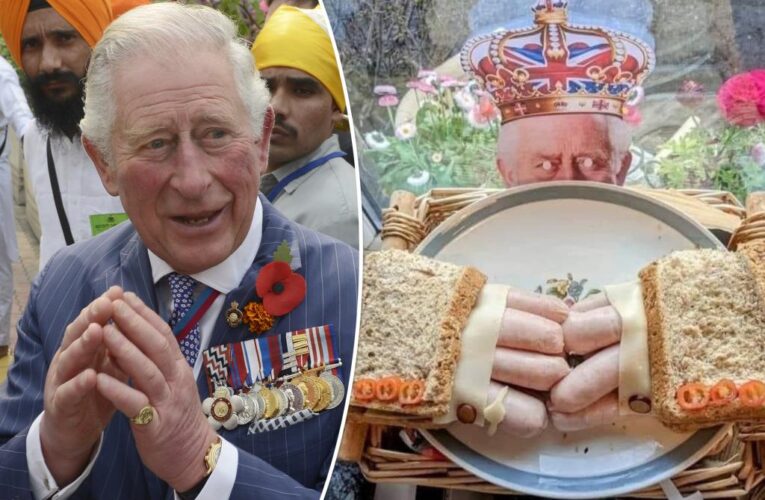 King Charles fans have ‘sausage finger’ sandwiches on their coronation menu
