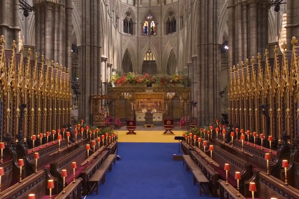 Royal family shares first look inside Westminster Abbey ahead of King Charles III's coronation