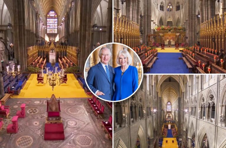 Inside Westminster Abbey ahead of King Charles’ coronation