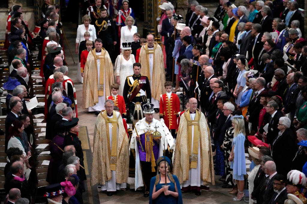 King Charles III coronation in Westminster Abbey