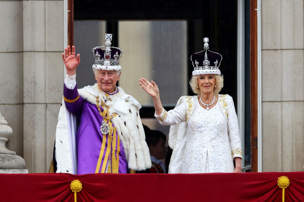 Britain's King Charles and Queen Camilla