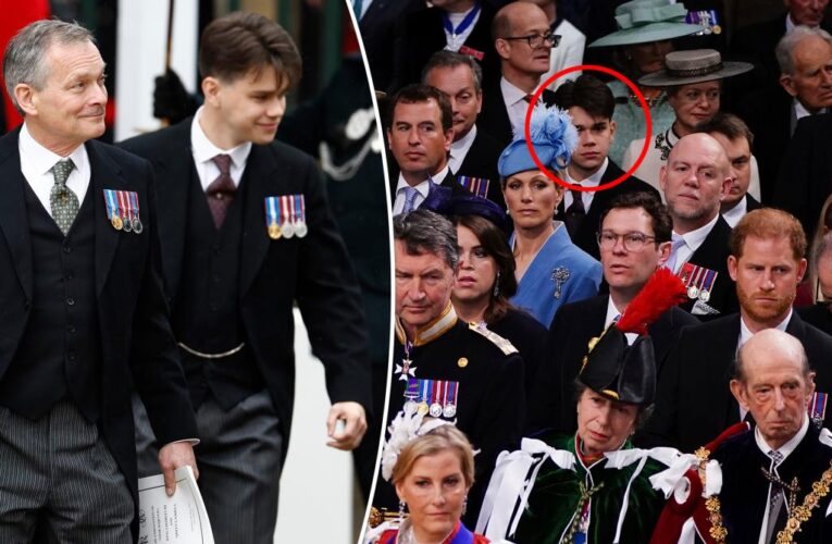 Princess Margaret’s grandson Samuel Chatto makes dashing arrival at King Charles’ coronation