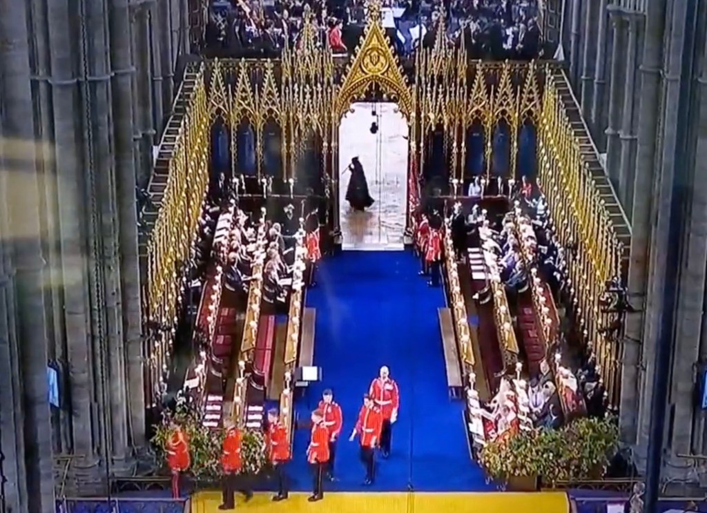 Grim reaper figure spotted in Westminster Abbey