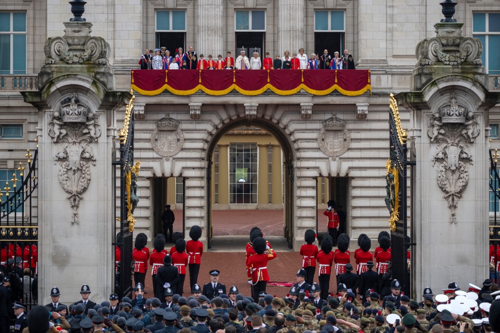 appear on the Buckingham Palace balcony during the Coronation of King Charles III and Queen Camilla on May 06, 2023