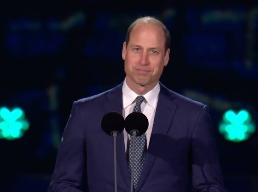 In his speech, he mentioned the importance of service in the royal family. 