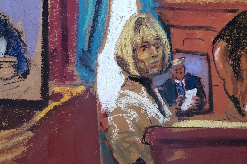 E. Jean Carroll in court