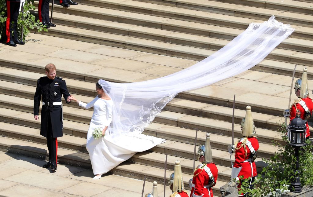 The two wed in May 2018 in Winsdor, England. 