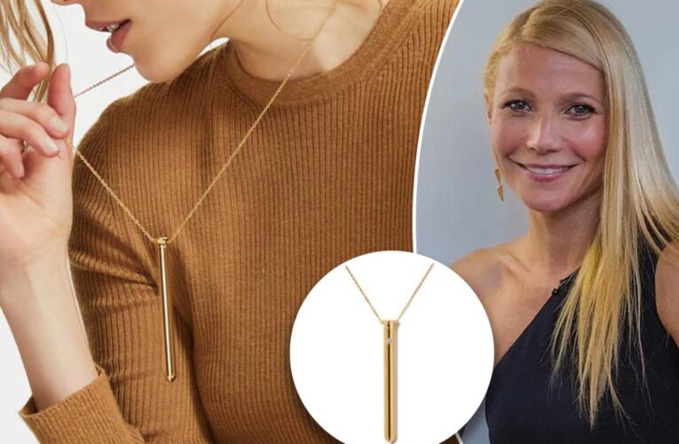 Gwyneth Paltrow selling vibrator necklaces on Goop