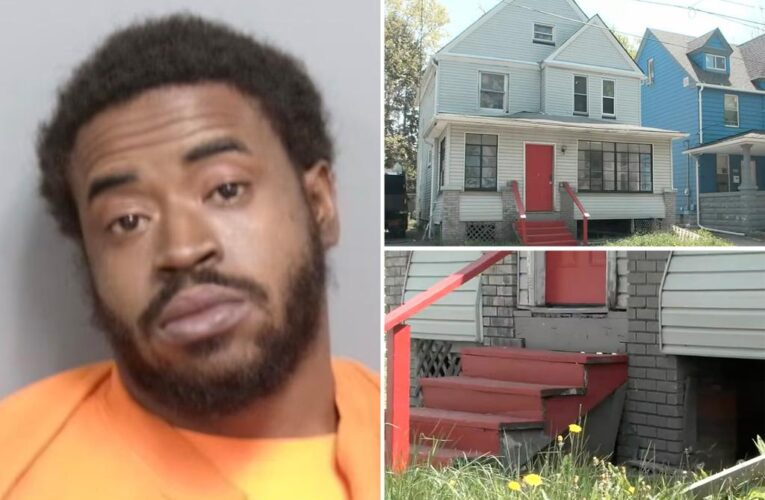 Man arrested after police find woman in a container on his porch