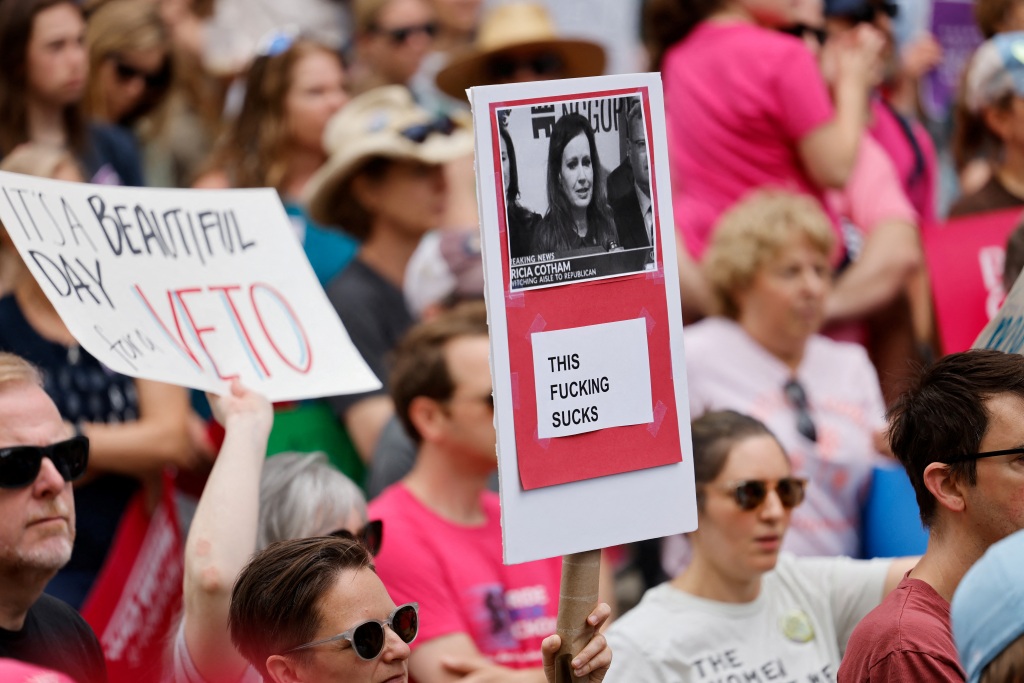 abortion protest