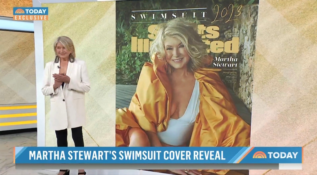 "To be on the cover at my age was a challenge. And I think I met the challenge," she said on the "Today" show.