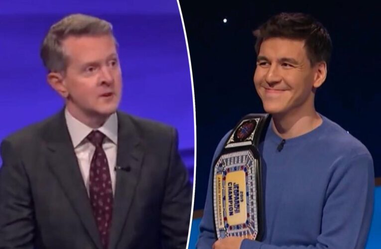 ‘Jeopardy’ host Ken Jennings ‘flirts’ with champ James Holzhauer