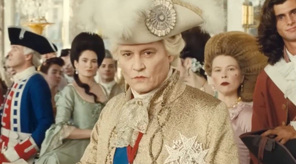 Depp plays King Louis XV in "Jeanne du Barry." 