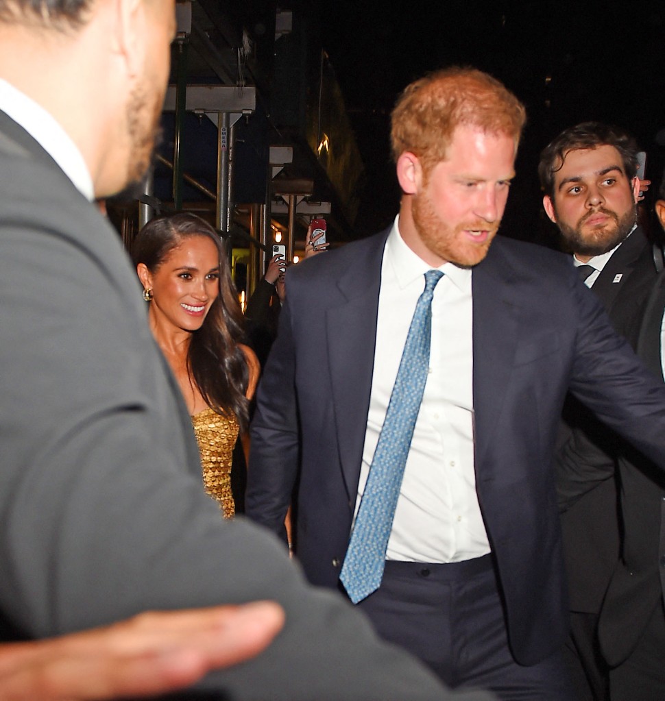 The Duke and Duchess of Sussex released a statement on Wednesday morning saying that they were hounded by "a ring of highly aggressive paparazzi" after they left the Women of Vision awards in Manhattan, resulting in a "relentless pursuit" with "multiple near collisions."