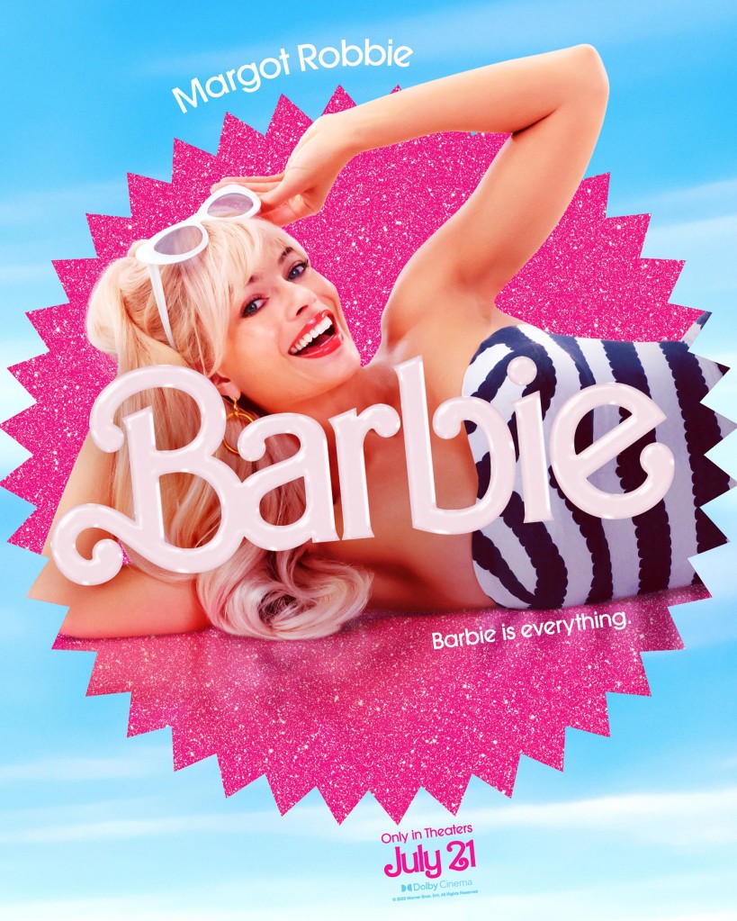 Margot Robbie as Barbie