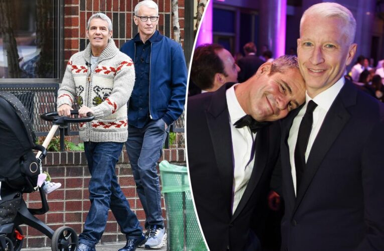 Andy Cohen jokes about ‘good threesomes’ with Anderson Cooper