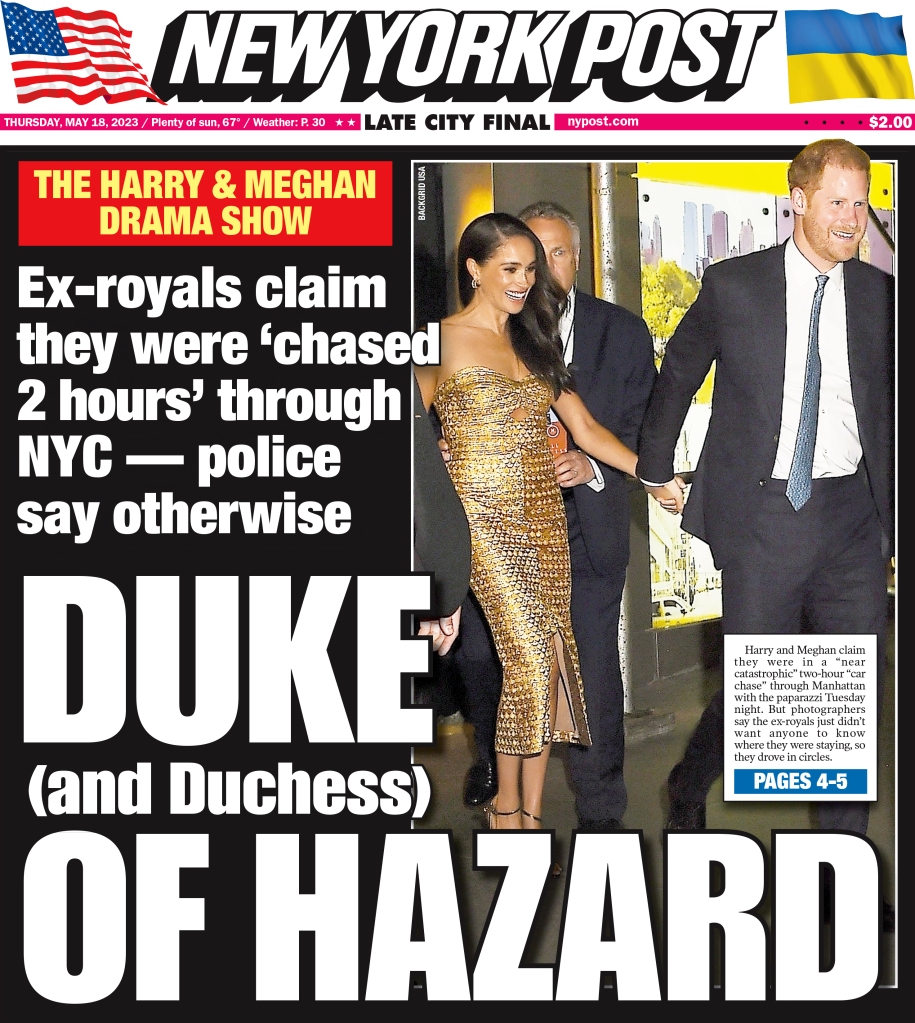 NY Post cover