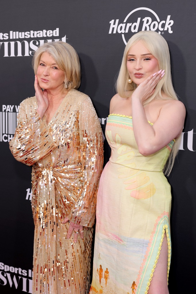 Martha Stewart and Kim Petras attend the 2023 Sports Illustrated Swimsuit Issue Launch