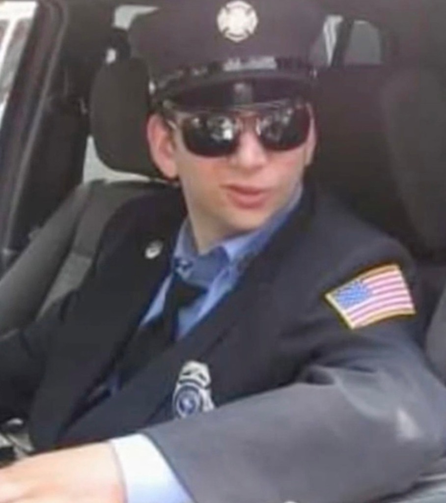 Schwartz in his first responder uniform