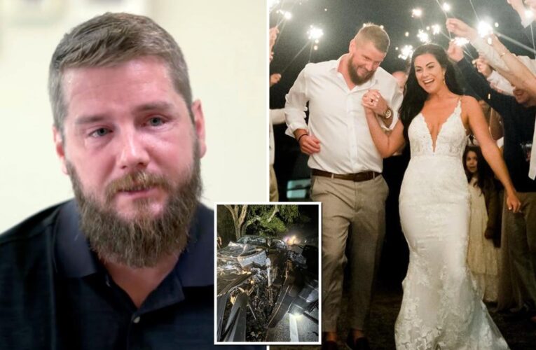 Aric Hutchinson recalls DUI wedding day crash that killed wife Sam