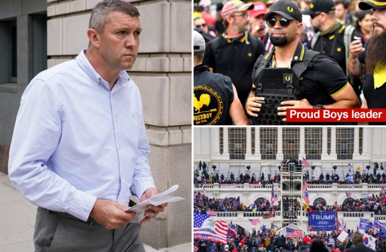 DC cop charged with lying about leaks to Proud Boys leader Enrique Tarrio