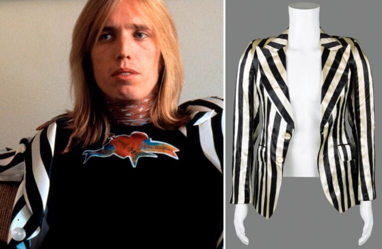 Tom Petty’s iconic black & white jacket up for auction