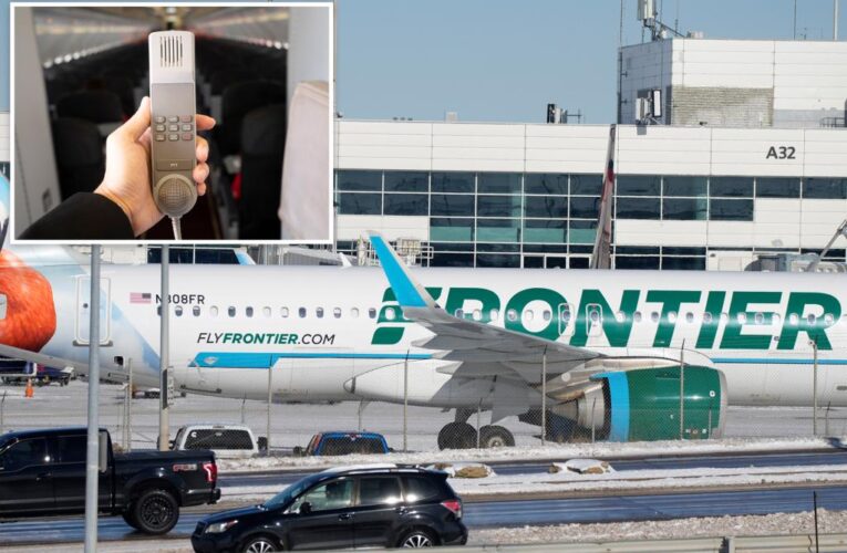 Frontier Airlines passenger arrested after hitting employee with intercom phone