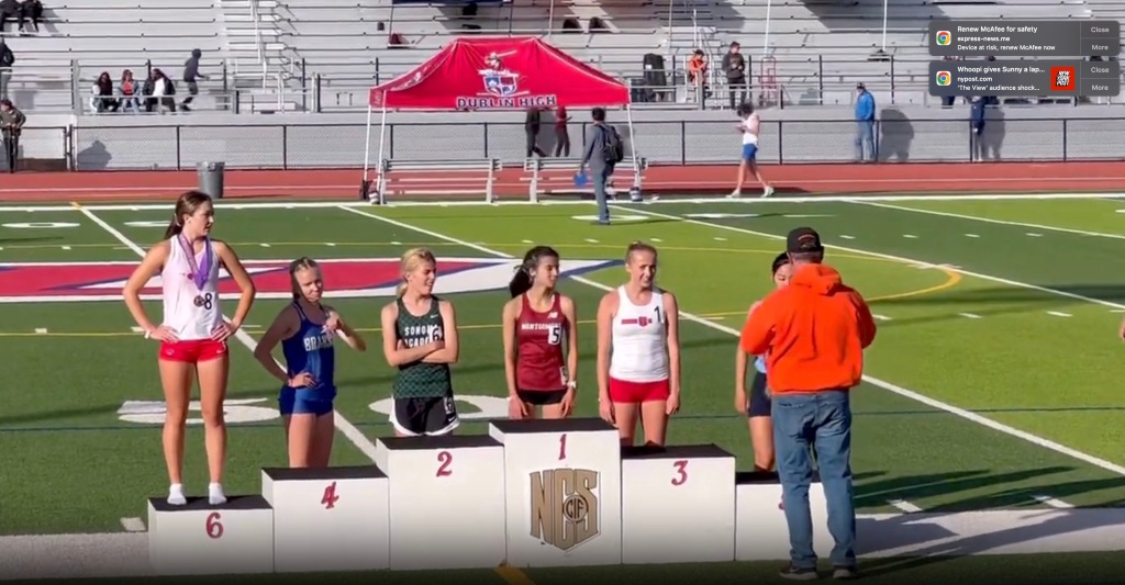Trans runners, Athena Ryan (second place), and Lorelei Barrett, made headlines after dropping out of the California State Track and Field Championship preliminaries last week.
